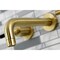 Kingston Brass KS8127CKL Two-Handle Wall Mount Bathroom Faucet, Brushed Brass KS8127CKL - alternate 5